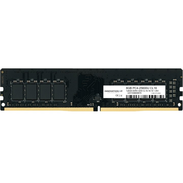 Innovation IT 3200 8GB CL16-18-18 1.35V LD 8-Chip módulo de memoria 1 x 8 GB DDR4 288-pin DIMM