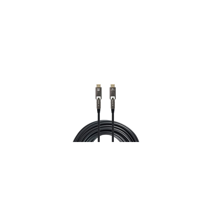 Gembird CCAP-HDMIDD-AOC-10M cable HDMI HDMI Type-A/HDMI Type-D Negro