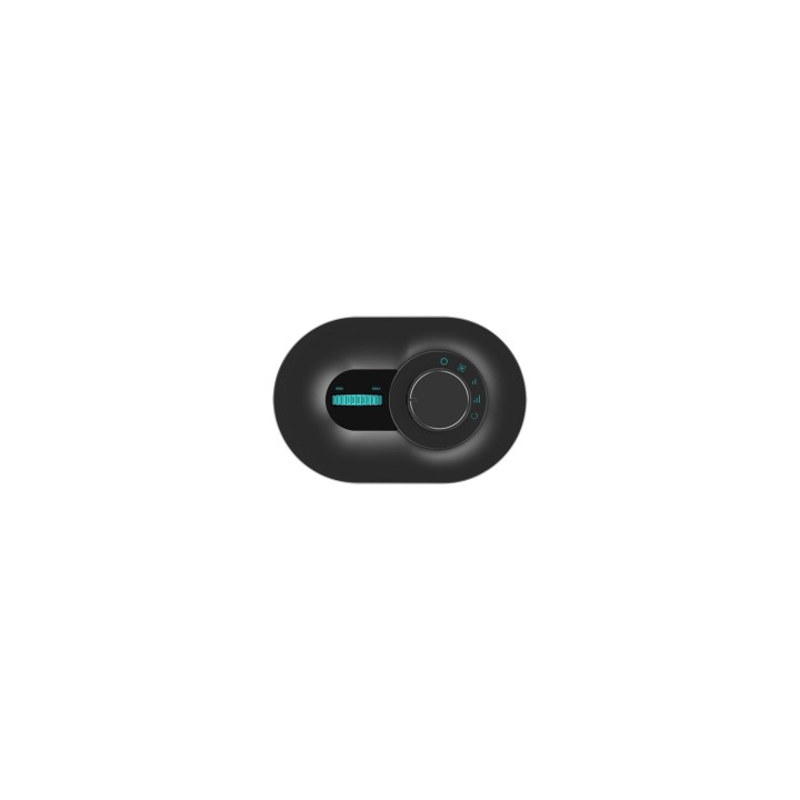 Cecotec 08290 calefactor eléctrico Interior Negro 1500 W Ventilador eléctrico