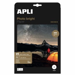 APLI 04458 papel fotográfico Blanco