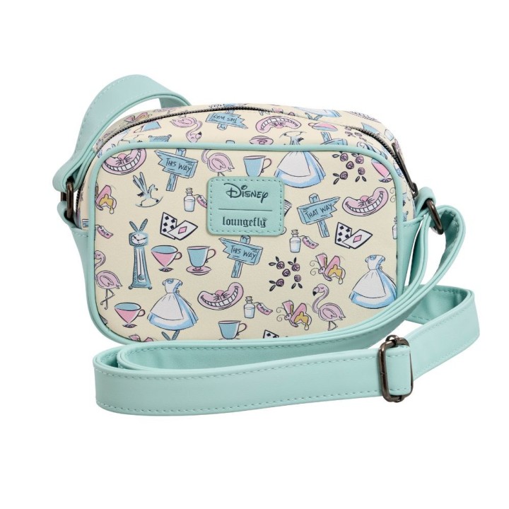 Bolso Bandolera Disney Alicia En El Pais De Las Maravillas Aiw Pastel Aop Loungefly