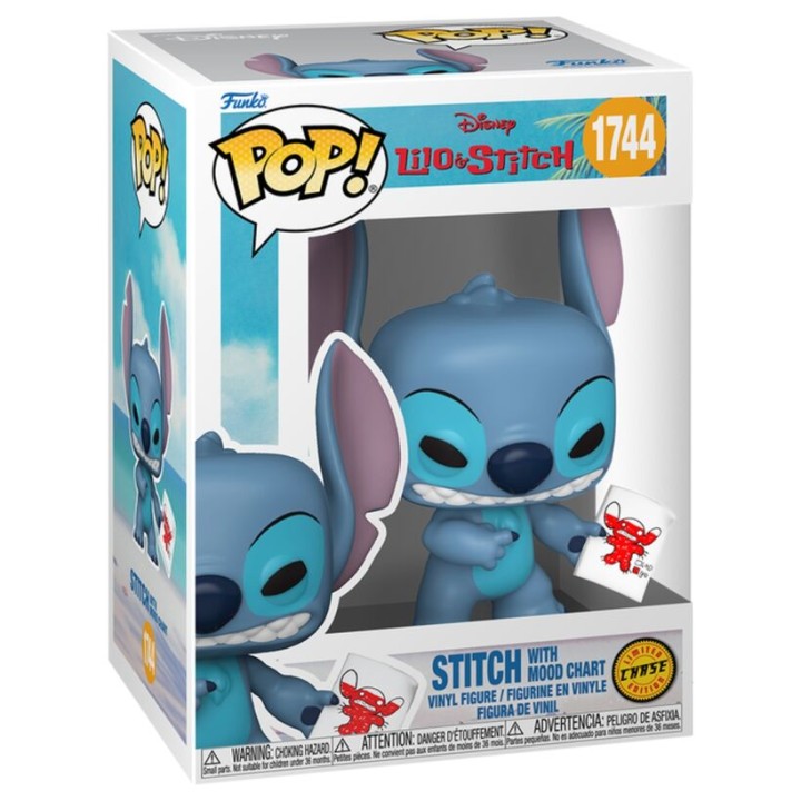 Figura POP Disney Lilo & Stitch - Stitch with Mood Chart 5 + 1 Chase