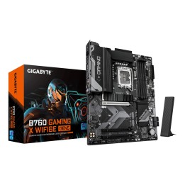 GIGABYTE B760 GAMING X WIFI6E GEN5 Placa Base – Compatible con procesadores Intel Core 14ª generación, VRM de 8+1+1 fases,