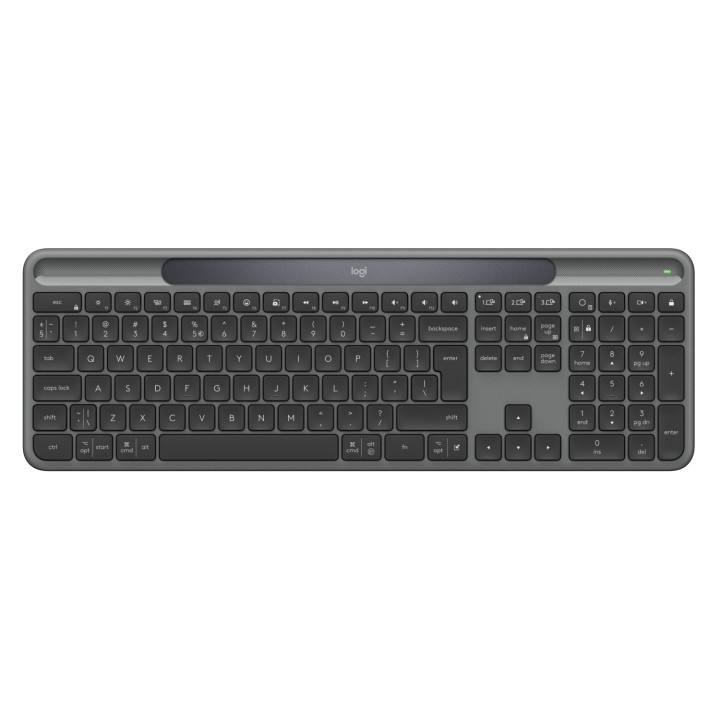 Logitech Signature Slim Solar + K980 teclado Universal RF Wireless + Bluetooth QWERTY Inglés internacional Grafito