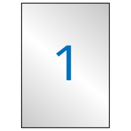APLI 10071 etiqueta autoadhesiva Plata 20 pieza(s)
