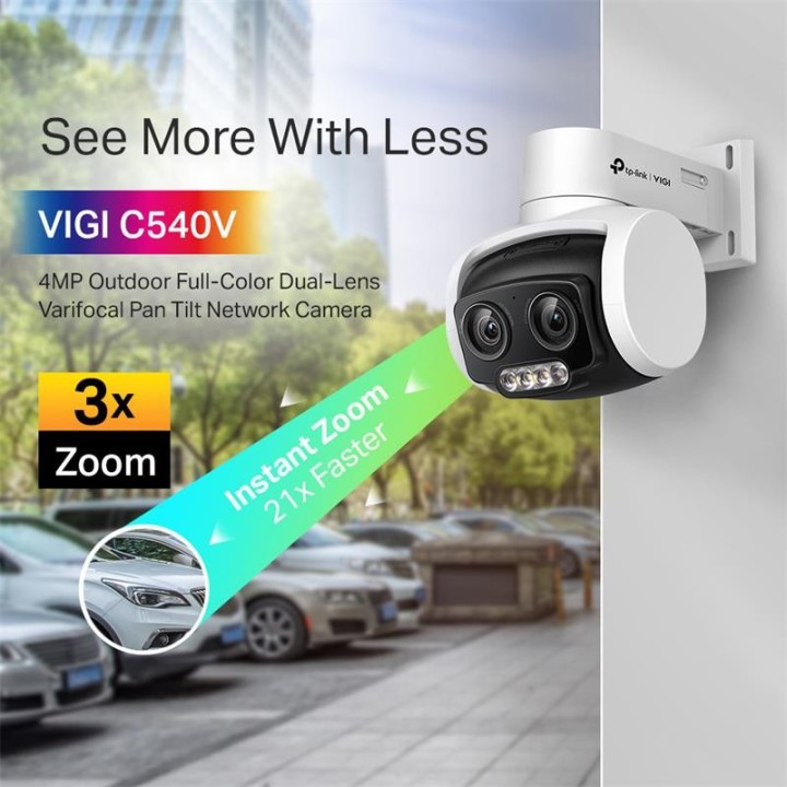 CAMARA IP TP-LINK VIGI PTZ 4MP 2K IP66 FULL COLOR