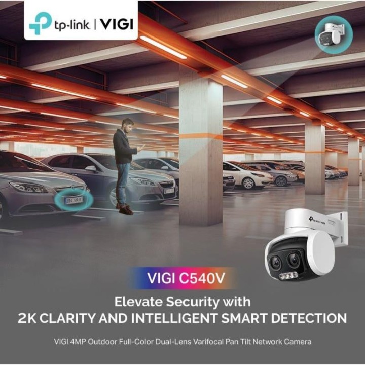 CAMARA IP TP-LINK VIGI PTZ 4MP 2K IP66 FULL COLOR