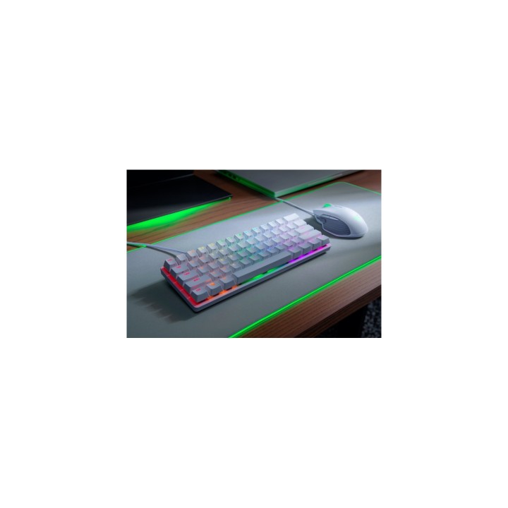 Razer huntsman mini teclado usb qwerty internacional de ee.uu blanco
