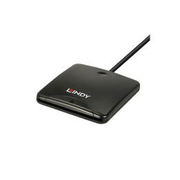 Lindy 43407 lector de tarjeta magnética USB Negro