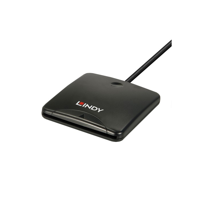 Lindy 43407 lector de tarjeta magnética USB Negro