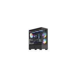 darkFlash Caja PC DS500 RGB Micro-ATX Negra