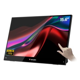 Verbatim Portable 15.6" FHD Touch Monitor LIGHT Monitor portátil Negro 39,6 cm (15.6") LCD 1920 x 1080 Pixeles