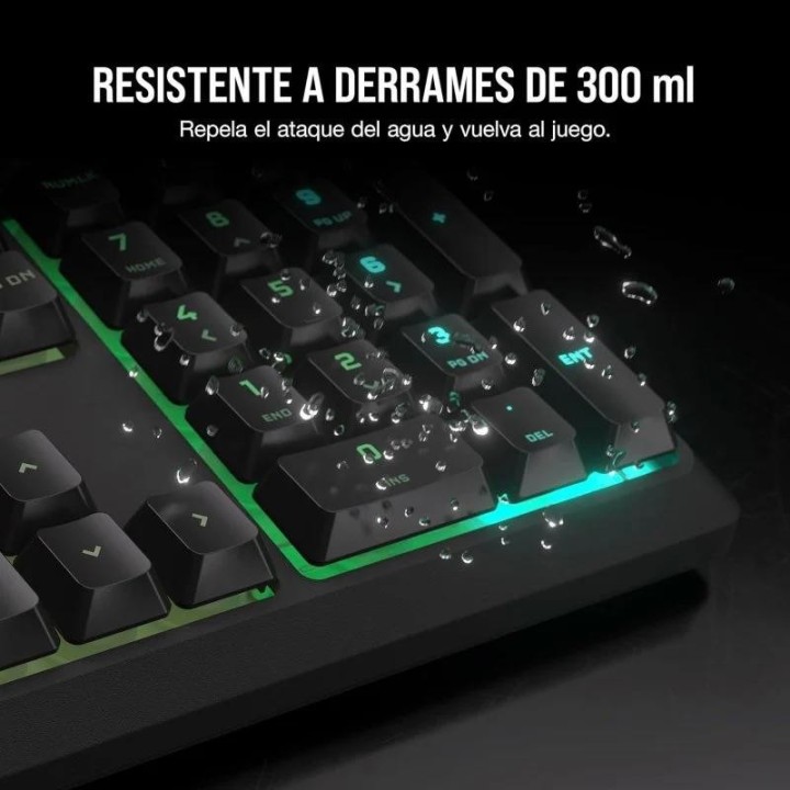 TECLADO GAMING CORSAIR K55 USB ICUE BLACK