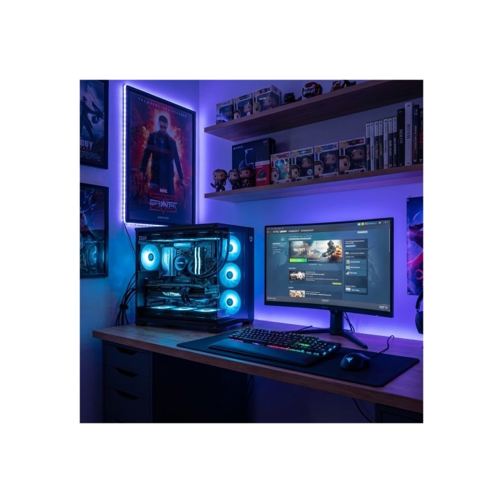 Zone Evil Extreme AMD Ryzen 7 7800X3D/32GB/2Tb SSD Nvme RTX 5070 Gaming by HIDITEC