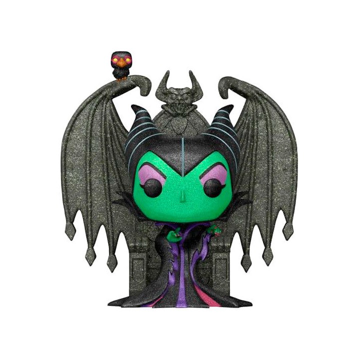 Figura POP Disney Villains Maleficent on Throne Diamond Exclusive