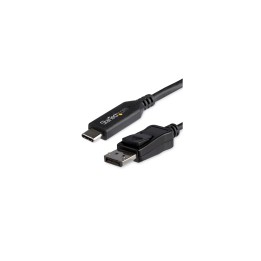 StarTech.com CDP2DP146B adaptador de cable de vÍ­deo 1,8 m USB Tipo C DisplayPort Negro