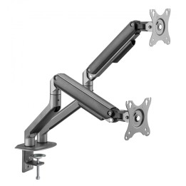 Gembird MA-DA2-05 soporte para monitor 81,3 cm (32") Gris Escritorio