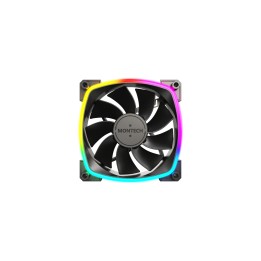 Montech RX120 PWM Carcasa del ordenador Ventilador 12 cm Negro 1 pieza(s)