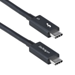 StarTech.com Cable Thunderbolt 5 de 80cm - Cable Thuderbolt Certificado - 80Gbps Hasta 120Gbps - Entrega de Alimentación PD de