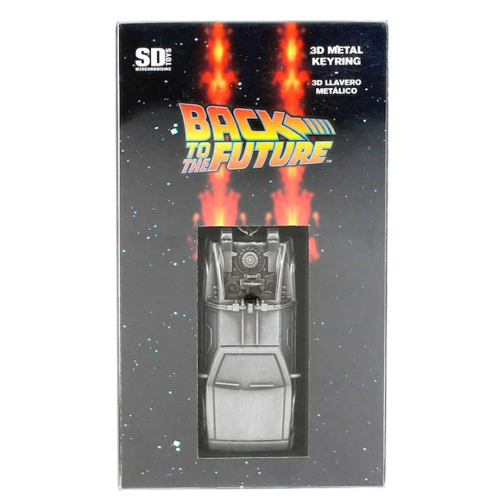 Llavero 3D metal Delorean Regreso al Futuro