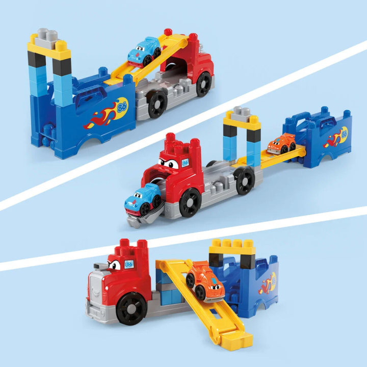 Camion de Carreras y Construccion MEGA Bloks 19pzs
