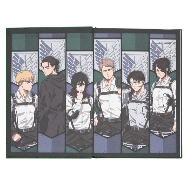 Cuaderno premium A5 Attack on Titan