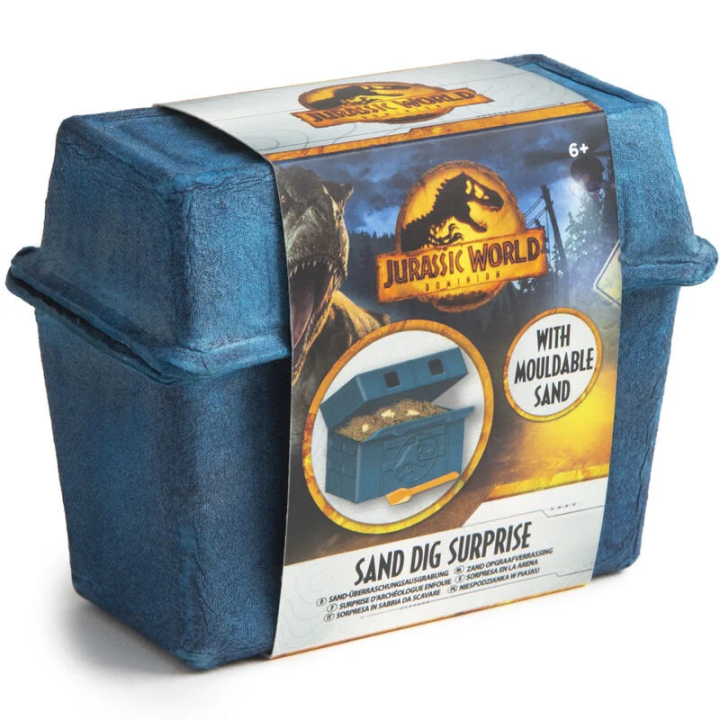 Cofre sorpresa arena Jurassic world