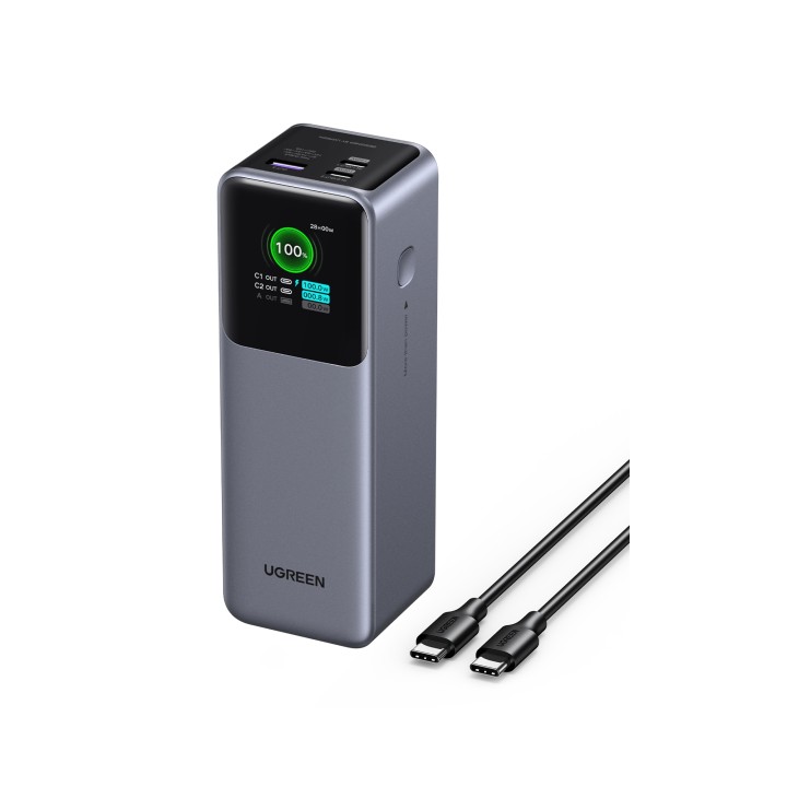 Ugreen 25000mAh 200W Fast Charging Powerbank Gris