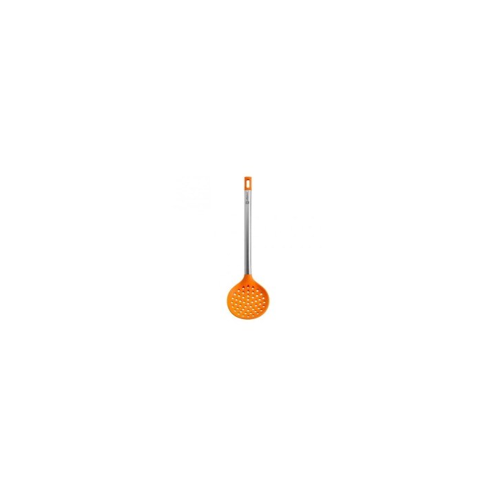 ESPUMADERA EFFICIENT BRA ACERO INOXIDABLE INTERIOR DE NYLON RECUBIERTO DE SILICONA NARANJA A195003