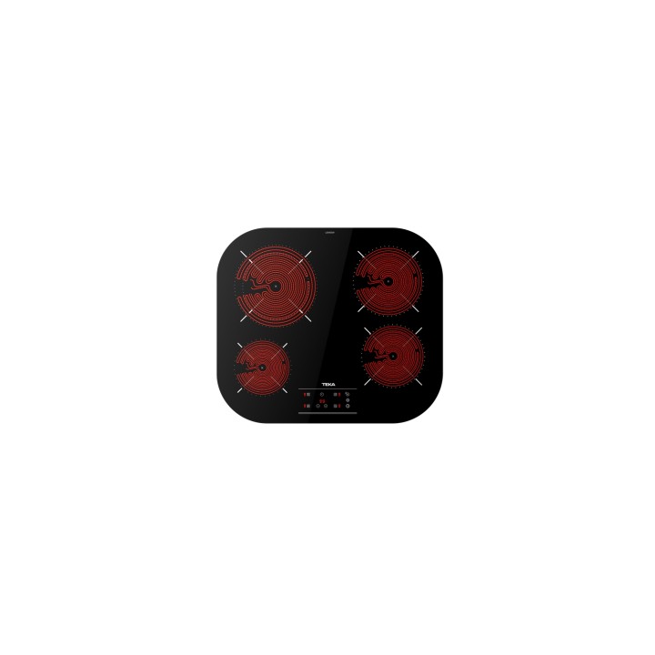 Teka TCC 64310 TTC BK Negro Integrado 59 cm Cerámico 4 zona(s)