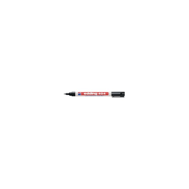 Edding 404 marcador permanente Punta redonda Negro 1 pieza(s)