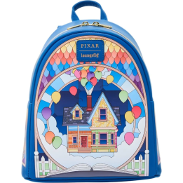 Mochila Disney Pixar Up Stained Glass Loungefly 26cm