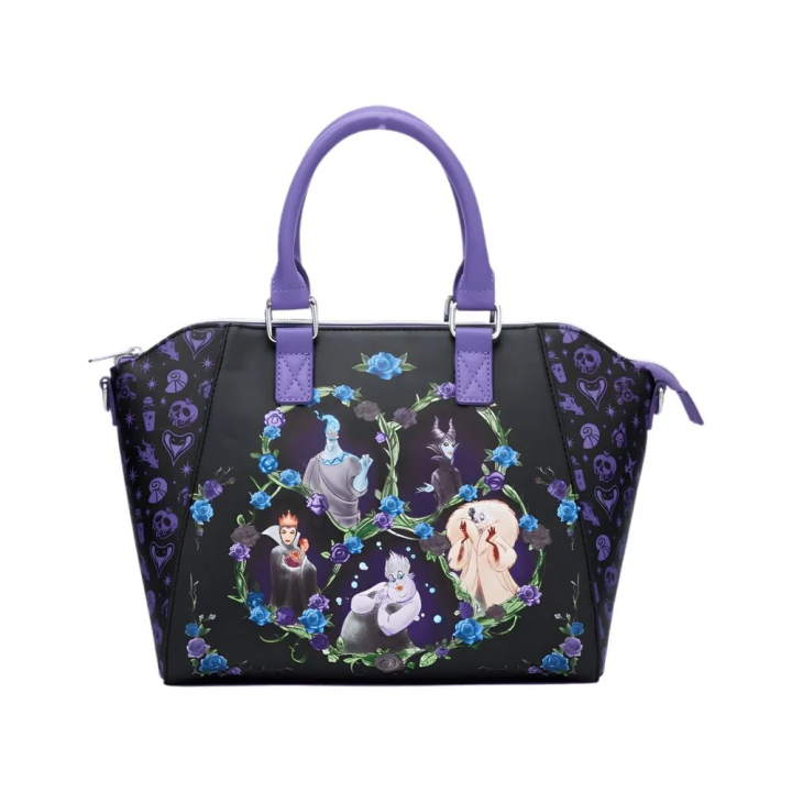 Bolso Disney Villains Floral Icons Satchel Loungefly