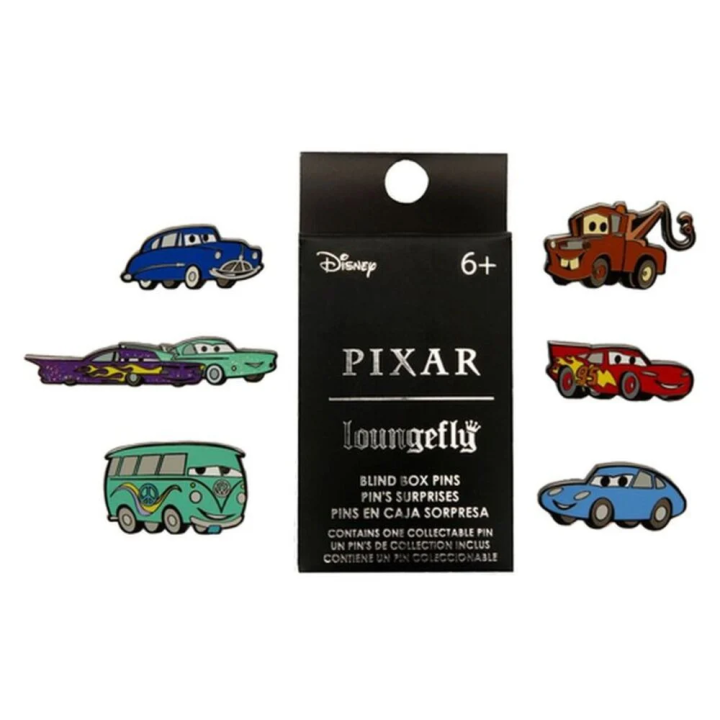 Blind Box Mystery Enamel Pin Cars Disney Pixar Loungefly