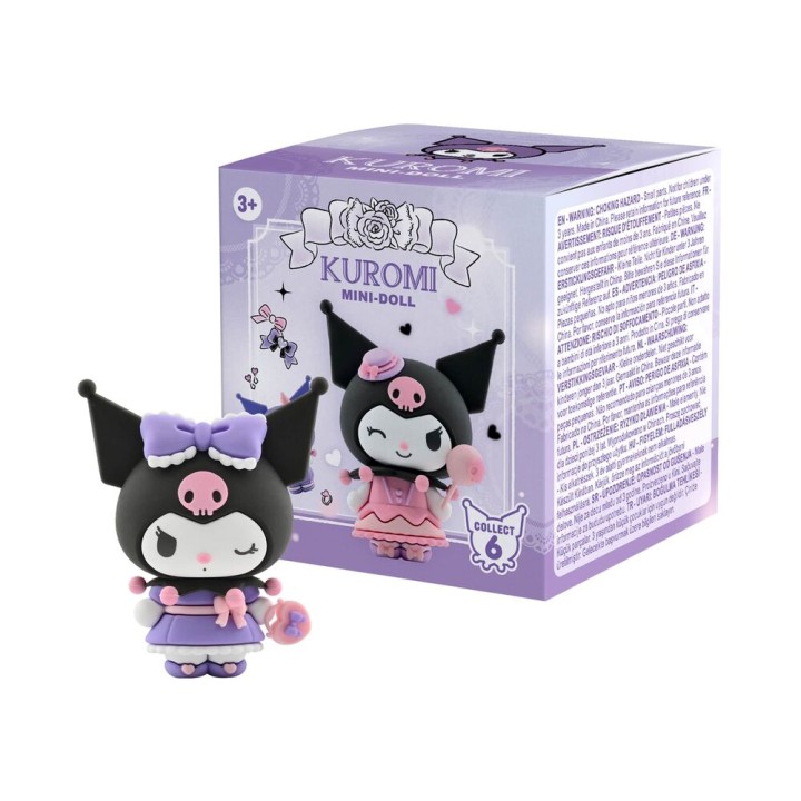 Figura sorpresa Kuromi Birthday Party Hello Kitty 5cm surtido