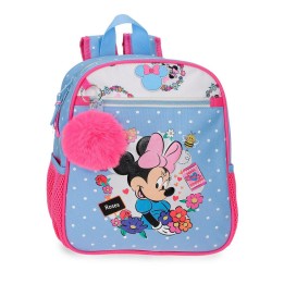Mochila Flowers Minnie Disney 28cm adaptable