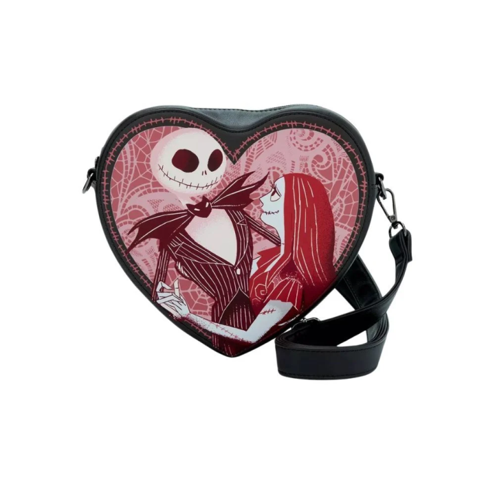 Bolso Bandolera Disney Jack And Sally Heart Loungefly
