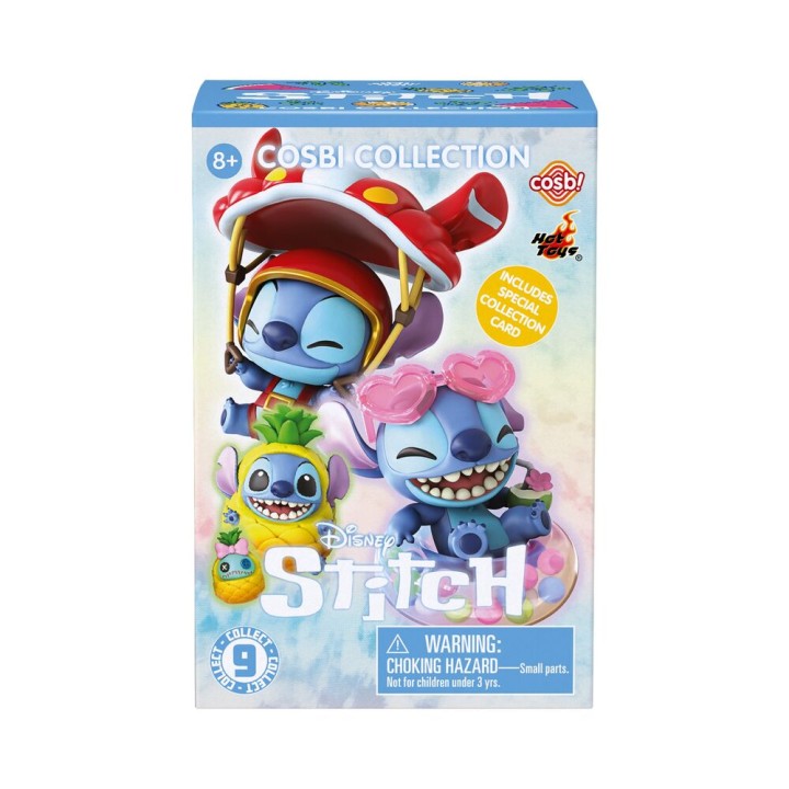 Figura sorpresa Cosbi Stitch on Holiday Stitch Disney surtido