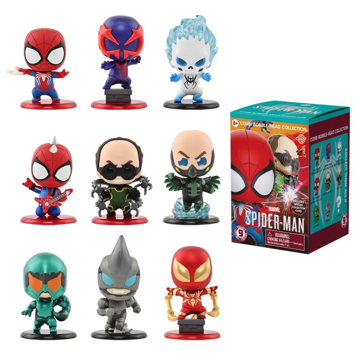 Figura sorpresa Cosbi Spiderman Marvel surtido