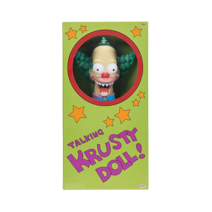 Muñeco parlante Krusty El Payaso Los Simpsons ingles 44cm