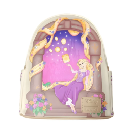 Mochila Disney Tangled Rapunzel With Lanterns Scene Loungefly 26cm