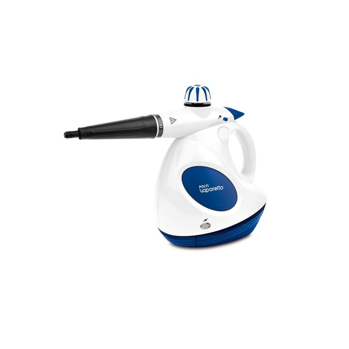 Polti Vaporetto First Limpiador a vapor portátil 0,2 L 1000 W Azul, Blanco