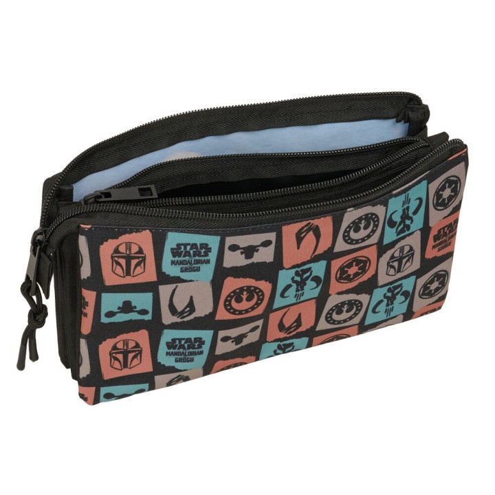 Portatodo Mandalorian & Grogu Star Wars triple
