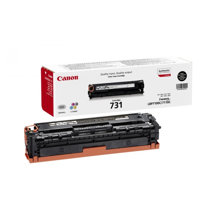 TONER CANON 731BK NEGRO 6272B002