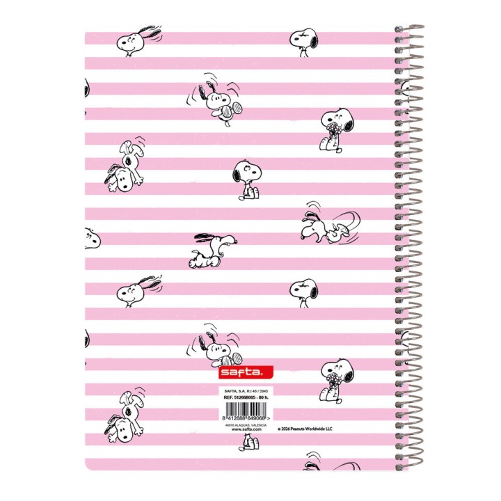 Cuaderno A5 Snoopy