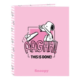 Carpeta A4 anillas Snoopy