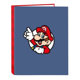 Carpeta A4 anillas Super Mario