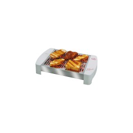 JATA TT589 plancha eléctrica Independiente 550 W Acero inoxidable, Blanco