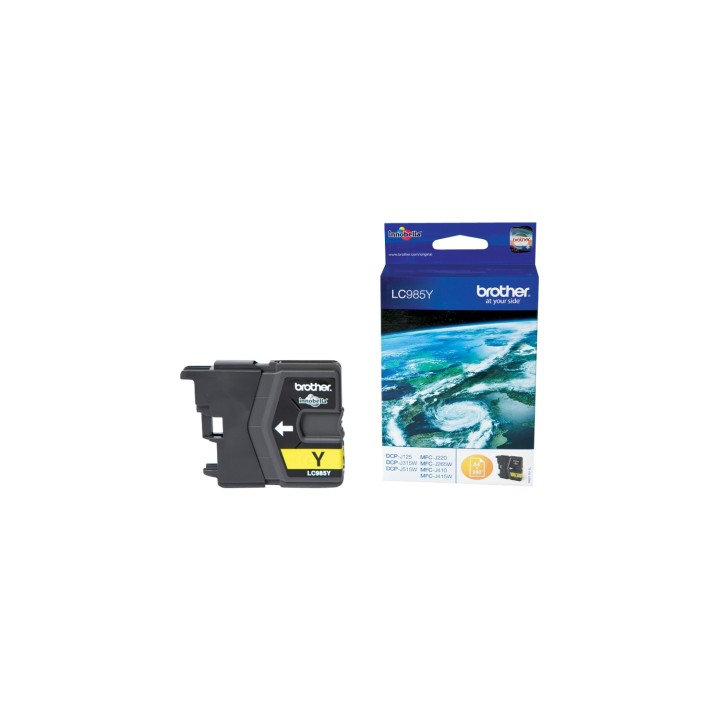 CARTUCHO TINTA BROTHER 260 PAGINAS AMARILLO LC985Y