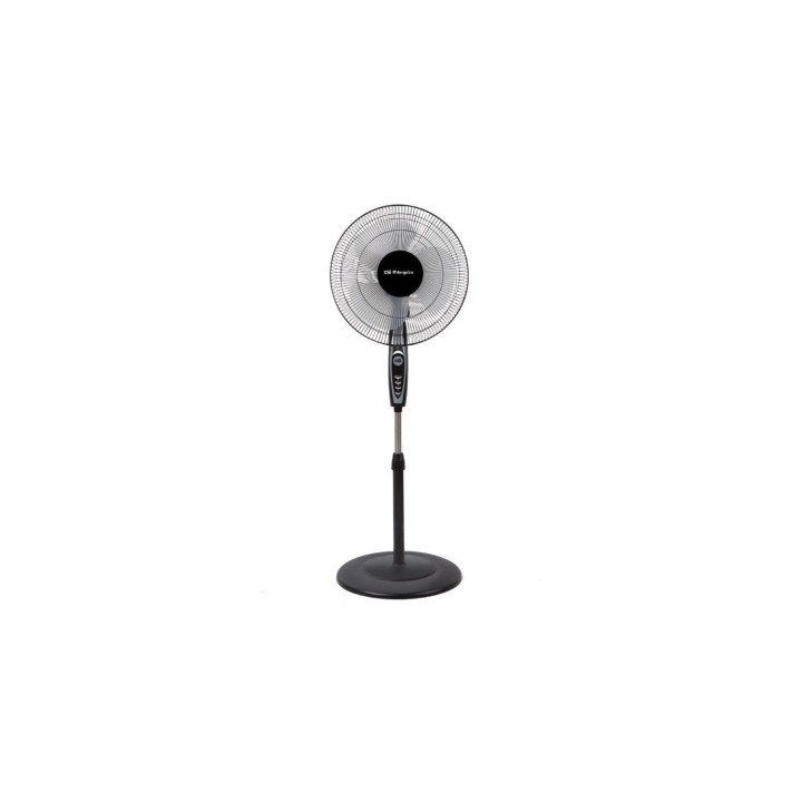 VENTILADOR DE PIE ORBEGOZO SF 0249 60W 3 VELOCIDADES REGULABLE NEGRO 17596 OR